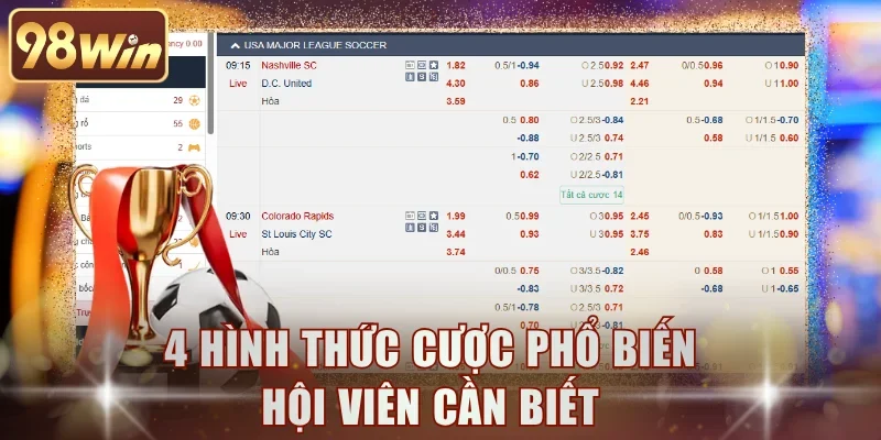 4 hình thức cược phổ biến hội viên cần biết