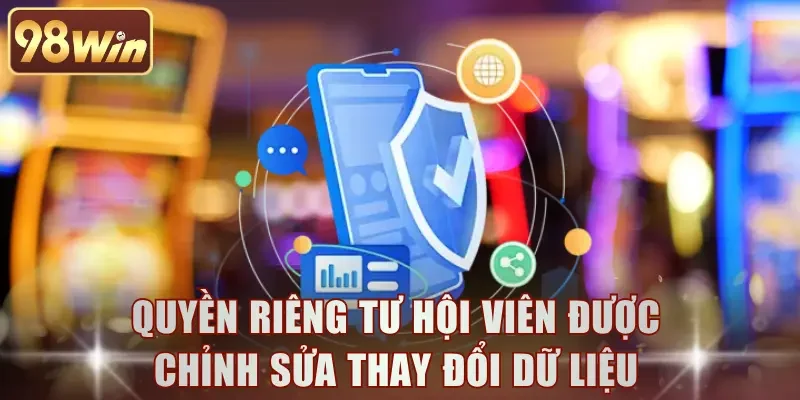 Quyền riêng tư quy định rõ thành viên được chỉnh sửa thay đổi