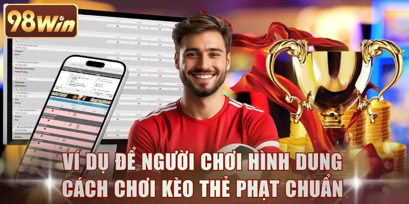 Ví dụ để người chơi hình dung cách chơi kèo thẻ phạt chuẩn