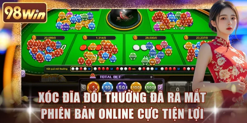 Xóc Đĩa đổi thưởng đã ra mắt phiên bản online cực tiện lợi